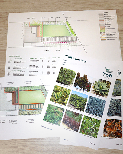 Landscape architect planting plan